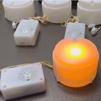 Module LED rond OEM en gros avec fonction de respiration, son et musique, alimenté par piles, 3V Plug and Play pour ours en peluche
