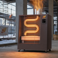 OkyRie Chauffage Infrarouge Industriel à Huile Blanche Diesel 10KW-20KW à Faible Bruit pour Serre et Atelier OEM