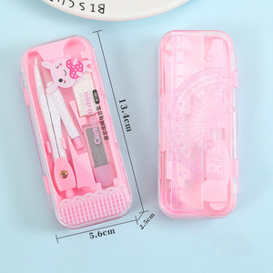 Hình học cơ bản La Bàn cai trị thiết lập bút chì cơ khí với etra dẫn sinh viên vẽ công cụ toán học la bàn thiết lập - Product Image 5