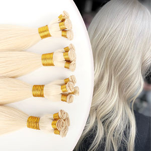 Extensión de Cabello Tejida a Mano de Alta Calidad 100% Humano Ruso Europeo Remy Grado 12A Doble Extracción - Product Image 5