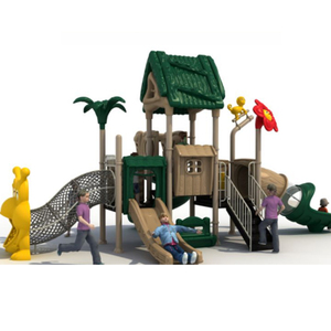Casa de Juegos Infantil para Jardín, Tipo <span class=keywords><strong>Castillo</strong></span>, con Doble Tobogán de Plástico, Precio de Fábrica Económico - Product Image 2