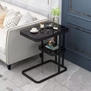 Luxury home <b>coffee</b> <b>table</b> side <b>table</b> trendy corner <b>table</b> modern minimalist <b>small</b> square <b>table</b> sofa-side cabinet living room - Product Image 4