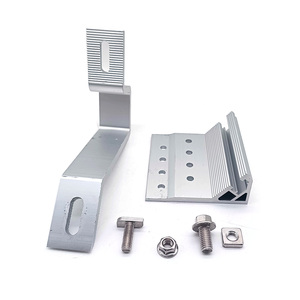 Mái ngói phẳng Châu Âu năng lượng mặt trời PV Cấu trúc nhôm điều chỉnh mái móc cho hệ thống lắp đặt năng lượng mặt trời - Product Image 3