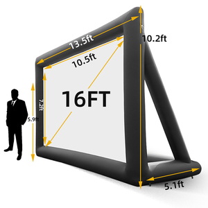 Customized <strong>Inflatable</strong> Movie Screen Outdoor Placement <strong>Inflatable</strong> Screen <strong>Large</strong> <strong>Inflatable</strong> Size - Product Image 2