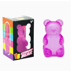 Needoh Internet Famous Rubber Squeeze <b>Bear</b> Toy <b>Muscle</b> Power Training Decompression Gadget Fun Portable Needoh - Product Image 3