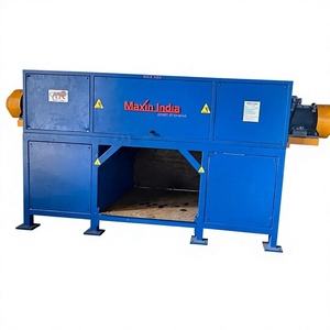 Broyeur de déchets solides municipaux très demandé, machine de broyage de plastique électrique semi-automatique à double arbre - Product Image 1