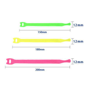 Kabel perekat, nilon 100% sisi ganda untuk tali pengikat penyimpanan kabel Data ramah lingkungan kustom - Product Image 5