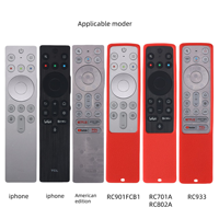 Funda protectora de control remoto TCL TV, nuevo modelo de silicona antideslizante y anticaída, impermeable, código fijo para LED Smart TV