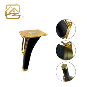 Pieds de canapé modernes en métal chromé, solides, 15cm/18cm, en tube de fil chromé, pieds de meubles en fer, pas chers pour canapé-lit et armoire - Product Image 2