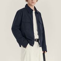 Blouson Bomber Homme en Coton Lavé Respirant – Nouvelle Collection Automne, Coupe Décontractée, Style Urbain, Fermeture Éclair, Poches Originales