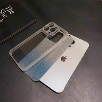 Étui de téléphone anti-chute 2-en-1 en TPU avec papier brillant Africa Transsion pour Itel A50C/P65 4G/A80/A50/P55 4G/A70, coque de téléphone électroplaquée