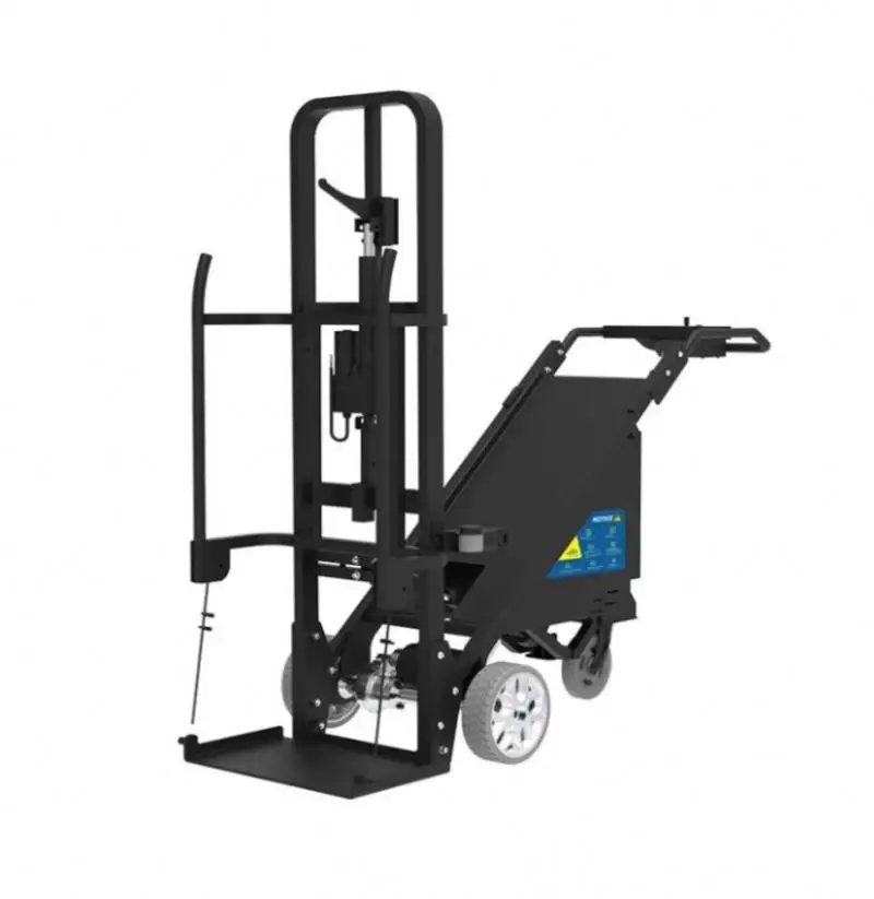 Foldable Pull Cart Transport Machines Manual Trolley Lift Trolly Dollies Material Push Automatic Moving Electric Mobile