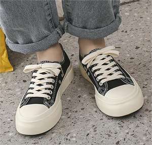 Настраиваемые от производителя OEM ODM, оптовая продажа, Классические парусиновые туфли, женские спортивные кроссовки на открытом воздухе, резиновые кроссовки - Product Image 3