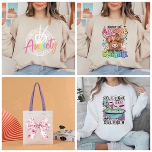 Oltre 100 Transfer DTF con Citazioni Cristiane 'Ama Come Gesù', Adesivi Stampati DTF, Trasferimenti Termici Pronti per la Stampa su Magliette - Product Image 6