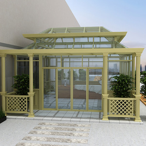 Четырехсезонная теплица оранжерея Свадебная Коммерческая мини-Садовая викторианская теплица - Product Image 1