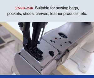 OREN Industrial Left Side Single Head Single Needle Motor <b>Leather</b> Bag Canvas Shoe <b>Sewing</b> <b>Machine</b> Eyeglass case RN8B-246 - Product Image 2
