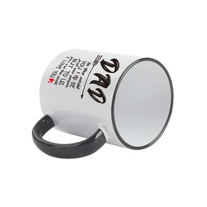 Tasse en céramique à motif de texte imprimé personnalisé de style américain pour la fête des mères et des pères Design créatif transfrontalier pour Amazon - Product Image 4