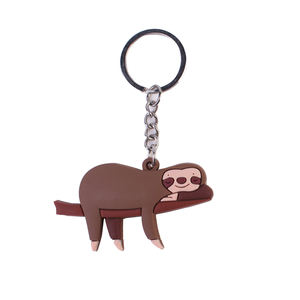 พวงกุญแจยางพีวีซีโลโก้รูปสัตว์รูปการ์ตูน - Product Image 3