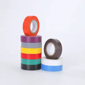 Customized Colored Single Sided Elastic Waterproof PVC Insulation Electrical Adhesive Tape