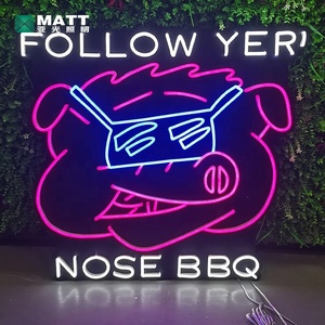 Letreros de Neón Personalizados con Logotipo de Negocio para Barbacoa, Luces LED de Neón para Restaurante, Hogar, Fiesta, Cervecería, Bar, Decoración de Pared - Product Image 6