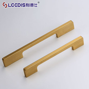 Lcedis Aluminum Alloy Cabinet Handle Bar Black <b>Brushed</b> Minimalist Wardrobe Cabinet Hardware - Product Image 2