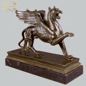 Venta al por Mayor de Fábrica, Decoración de Jardín, Estatuas de Grifón de Bronce de Alta Gama y Alta Calidad, Tamaño Real - Product Image 3