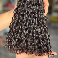Lot de Mèches Cheveux Humains Pixie Bouclés 10-24 Pouces, 100% Vierge, Extension de Cheveux Bruts Double Tirage, Vente en Gros Qualité Supérieure 15A