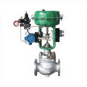 Vanne de régulation pneumatique à membrane série ZJHM avec positionneur, vanne à soupape sphérique à commande pneumatique pour eau et vapeur - Product Image 2