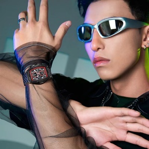 Mark Fairwhale FW-5080 <b>Watches</b> for Men Multifunctional Luminous Timing Hollow Waterproof Quartz <b>Watches</b> for Men <b>Watches</b> - Product Image 4
