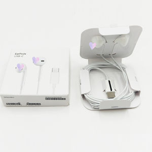 Écouteurs USB-C Type C avec microphone, écouteurs filaires pour <span class=keywords><strong>iPhone</strong></span> 15 16 Pro, accessoire de téléphone portable - Product Image 4