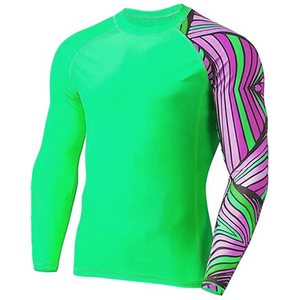 Camiseta Deportiva Sublimada Personalizada para Hombre, Estampado Abstracto, Manga Larga, Ropa Deportiva para Surf, Gimnasio y Entrenamiento - Product Image 3