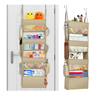 Home storage organization over door hanging organizer large capacity clothes pantry storage cabinet bag