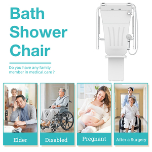 Leelongs Set completo sedile da bagno sedia da <span class=keywords><strong>doccia</strong></span> da bagno sistema <span class=keywords><strong>doccia</strong></span> regolabile per assistenza medica anziani disabili facile da bagno - Product Image 4