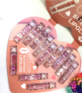 Lot de 12 rouges à lèvres liquides mats Miss Royal à faible MOQ – Maquillage végétalien avec couvercle en forme de cœur – Cosmétiques Traje De Lapiz Labial - Product Image 1