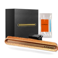 Logo personnalisé Clip de ventilation automatique Diffuseur d'huiles essentielles longue durée pour voiture Diffuseur d'aromathérapie en bois