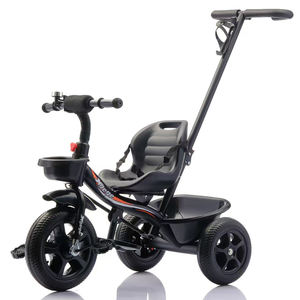 Vélo pour enfants à trois roues bon marché avec barre de poussée et roues en EVA Tricycle pour enfants avec siège arrière pour enfants Triciclo - Product Image 6