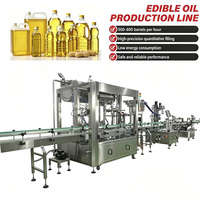 Machine de remplissage, de bouchage et d'étiquetage d'huile alimentaire entièrement automatique et intelligente, facile à entretenir