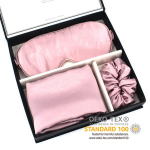 Juego de fundas de almohada de seda para el pelo y la piel, Set de almohada de seda para dormir, paquete de 2 tamaños, con caja de regalo - Product Image 3