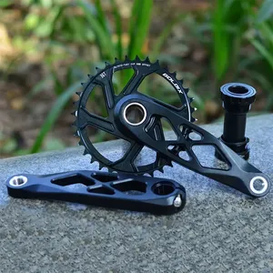 GOLDIX – pédalier en alliage d'aluminium pour vélo de montagne, 24mm BSA 165/170/175mm, creux DH AM XC pour <span class=keywords><strong>SRAM</strong></span> - Product Image 1