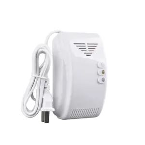 Allarme sonoro a parete per uso domestico AC90-240V rilevatore di Gas LP per Gas naturale CH4 domestico