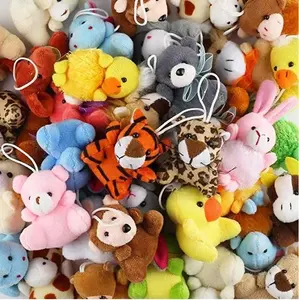 32 paket Mini hayvan peluş oyuncak parti iyilik küçük peluş doldurulmuş hayvanlar doğum günü paskalya sepeti Stuffers