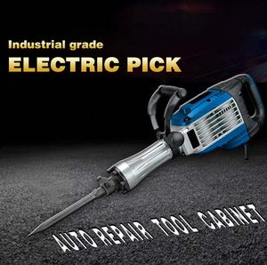 <span class=keywords><strong>Martillo</strong></span> Demoledor Eléctrico de 3000W de Grado Industrial/DIY, Personalizado, 220/110V, de Alta Resistencia, y Juego de Picos Neumáticos para Concreto - Product Image 6