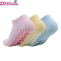 Logo personnalisé coton Yoga collant cheville Pilates Ballet chaussettes avec soutien de la voûte plantaire respirant maille antidérapant femmes chaussettes