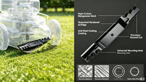 Cuchillas de Repuesto para Cortacésped de 23 Pulgadas, Paquete de 3, Compatibles con Cortacéspedes MTD Cub Cadet - Product Image 6
