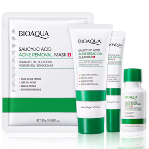 OEM Gezichtsreinigingsset met salicylzuur: <span class=keywords><strong>serum</strong></span>, toner, gezichtscrème, gezichtsreiniger, anti-acne gezichtsverzorgingsset met salicylzuur - Product Image 1