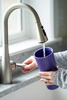 Bouteille d'eau froide en plastique transparent de 24oz avec paille et couvercle, gobelet à paroi unique, gobelet à boire réutilisable en vrac