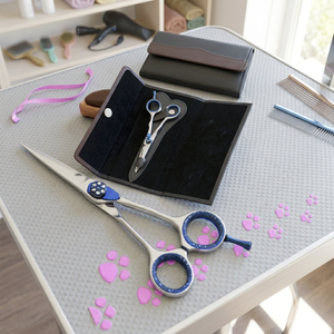 ASAP 6 pouces professionnel coupe de cheveux ciseaux amincissants ensemble vis réglable Tijeras durable Laser ciseaux de coiffure pour - Product Image 2