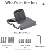 Adattatore per Base Triangolare in Lega di Alluminio per Starlink Gen <span class=keywords><strong>3</strong></span> V3 V4, Resistente alle Intemperie, Robusto Supporto a Terra, Compatibile con V3 Standard - Product Image 6
