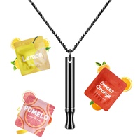 Stimulateur du nerf vague en métal de haute qualité à résistance à l'air fixe, pendentif méditatif pour le soulagement de l'anxiété, sans fumée