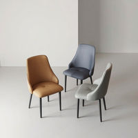Chaise de salle à manger de luxe minimaliste moderne, tabouret d'appoint de loisirs, chaise d'appoint décorative pour la maison, le restaurant, l'hôtel, décoration intérieure
